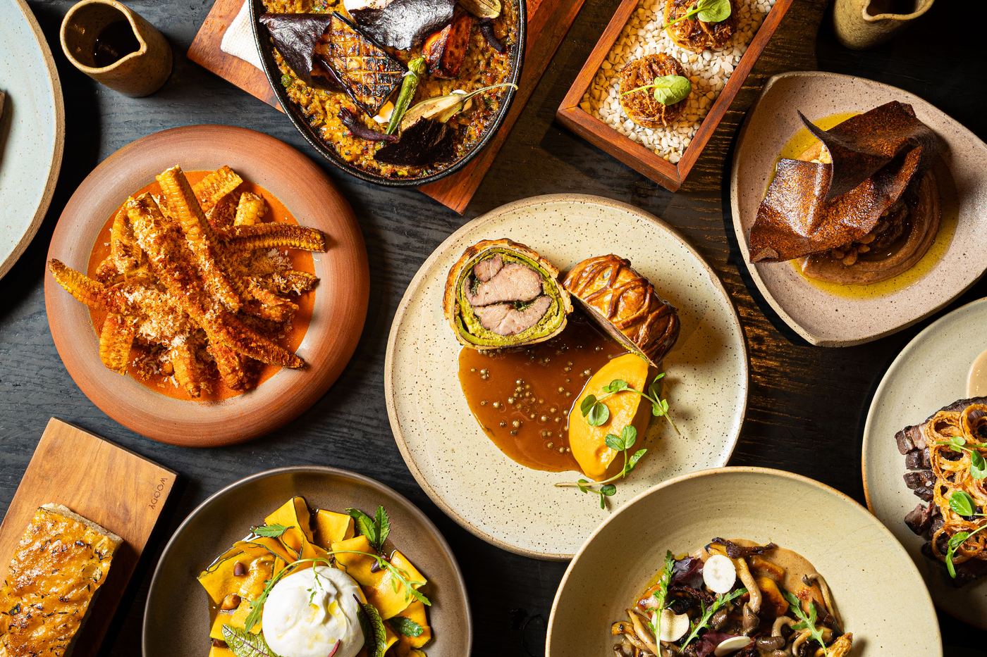 Dishes at Pacato